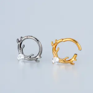 Piercing Titanyum Segment Halka Sarı 8mm