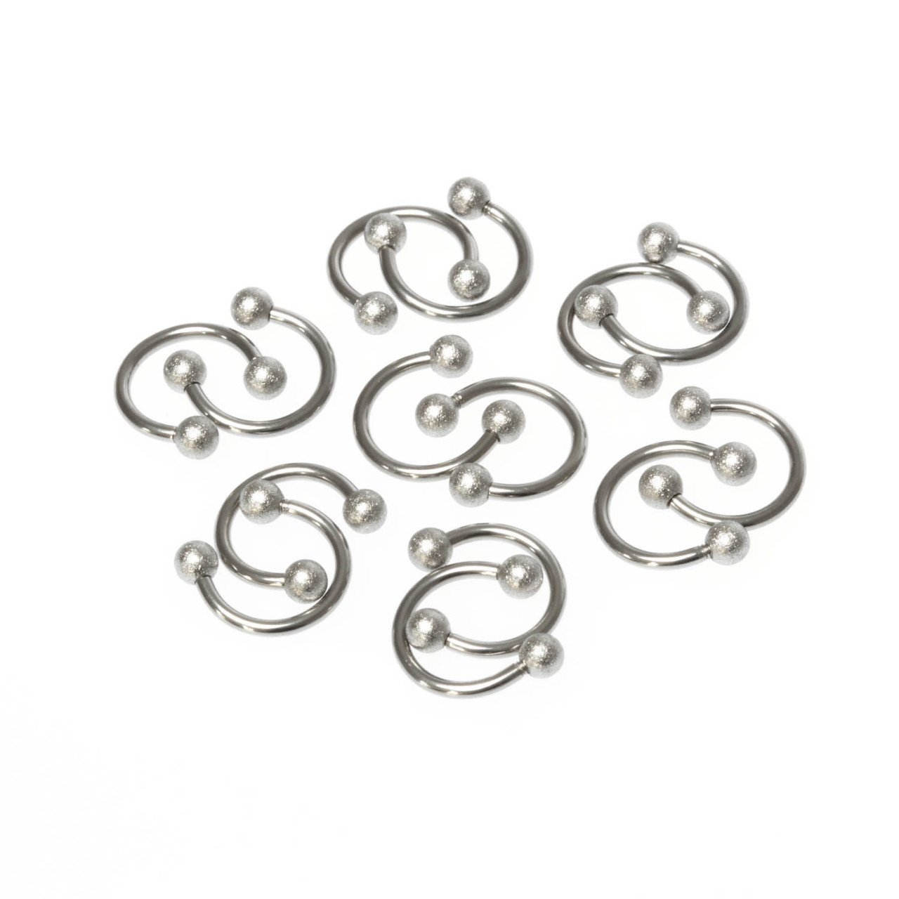 Piercing Septum Smiley 3mm Ball Size: 1.2x8x3mm