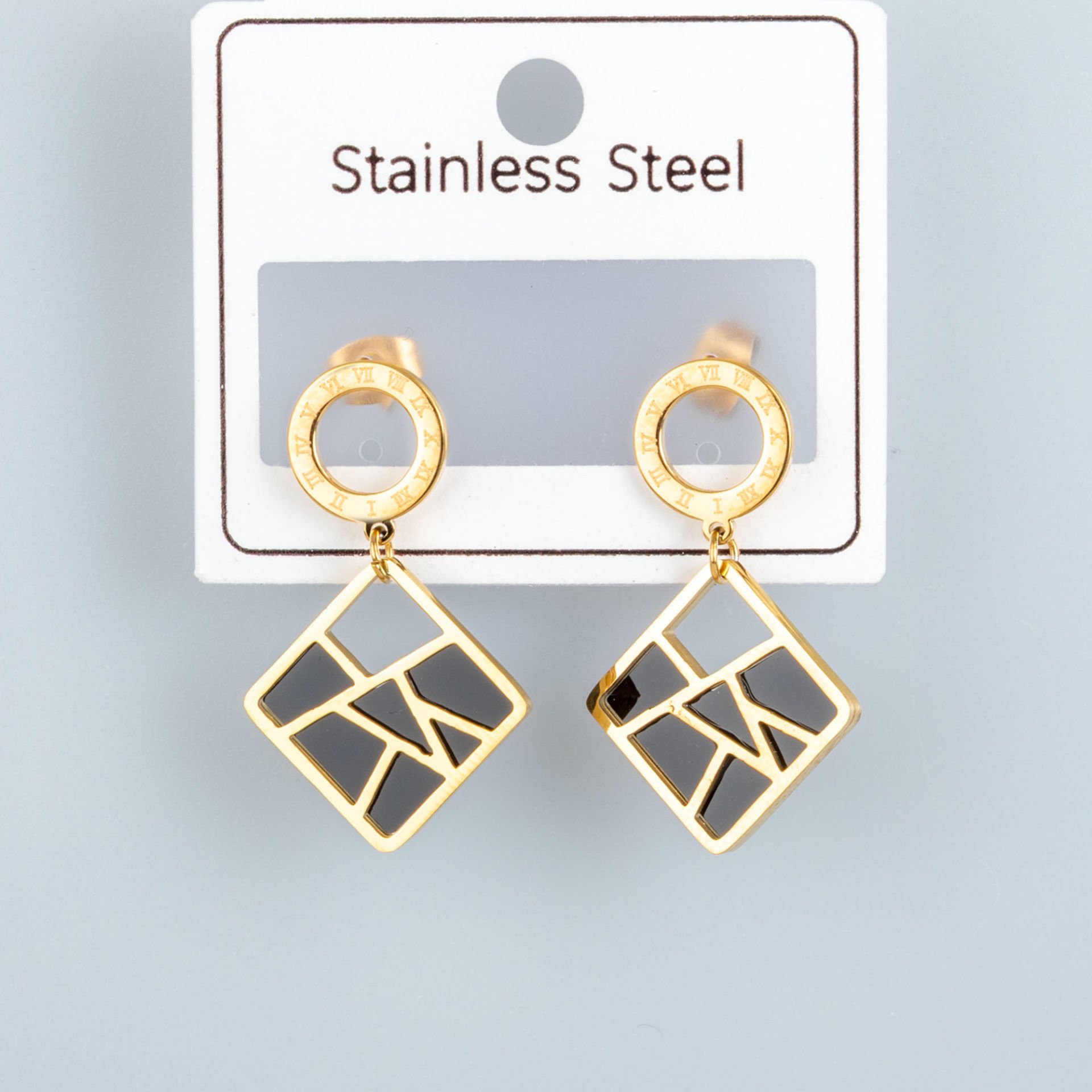 Steel Earrings - 1 Pair