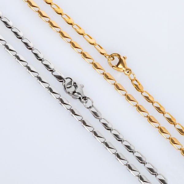 سلسلة من الفولاذ سماكة 3 ملم لون أصفر