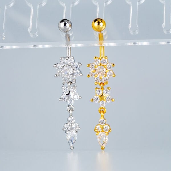 Piercing Göbek Fashion Çiçek