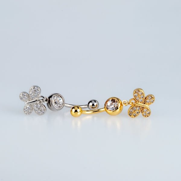 Piercing Göbek Kelebek