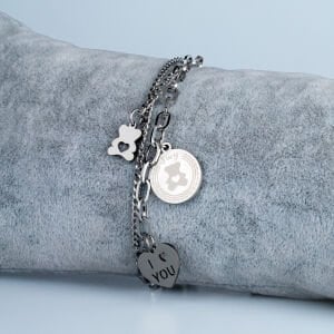 Çelik Zincir Bileklik