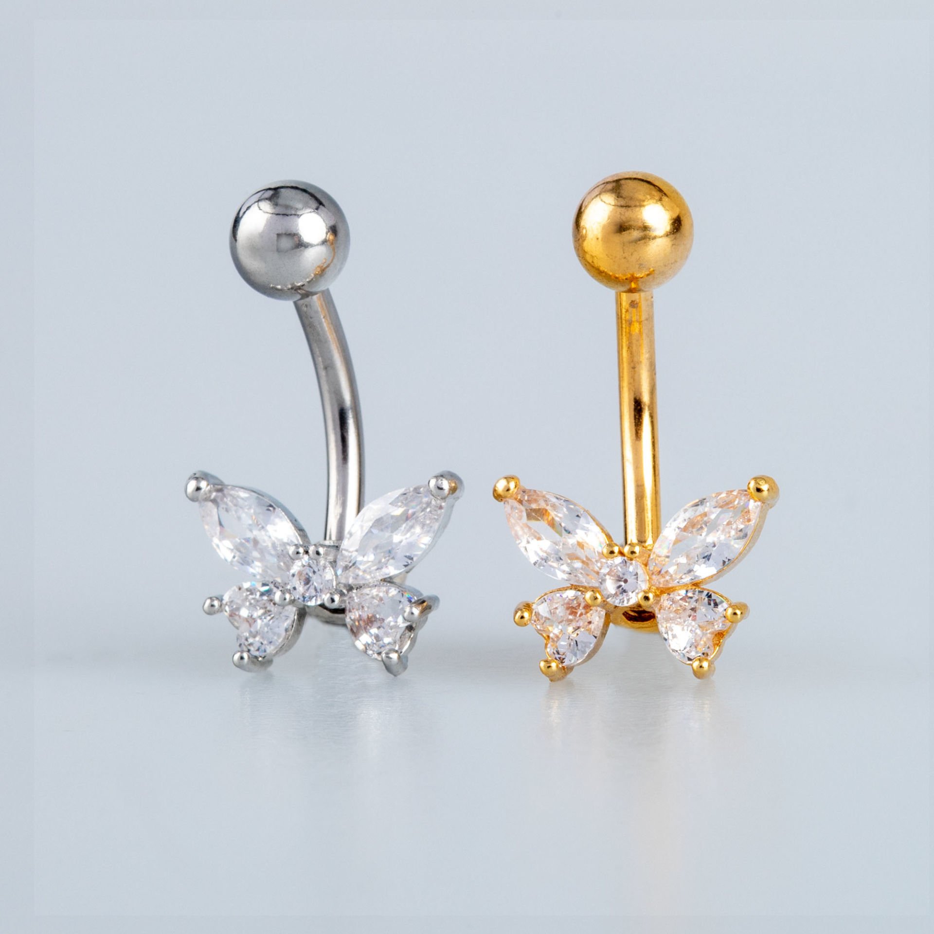 Piercing Göbek Kelebek