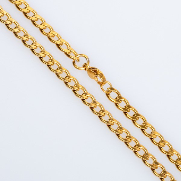 قلادة سلسلة فولاذية 4 مللي متر