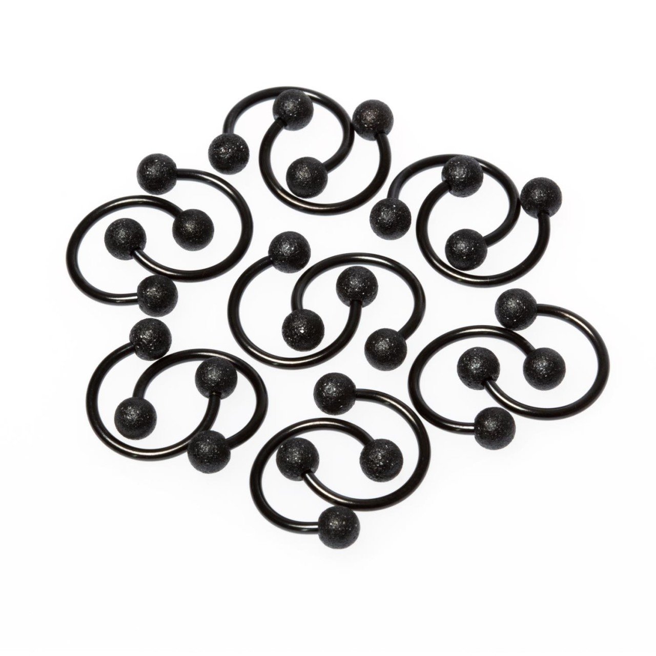 Toptan 316L Çelik Piercing Septum Smiley 4mm Top Boy: 1.2x10x4mm