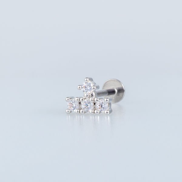 Piercing Tragus Sıra Taş 4 lü