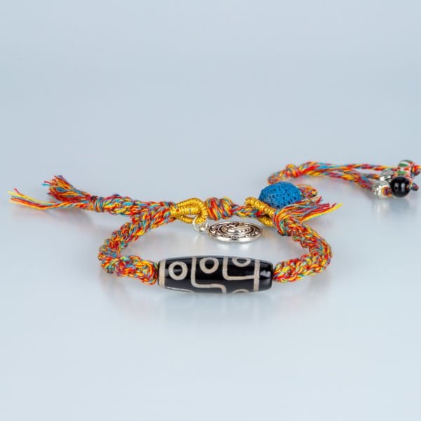Ethnic Knitted Natural Stone Bracelet