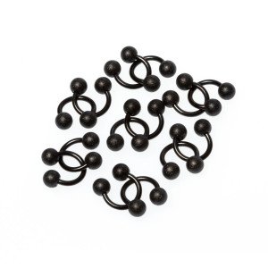 Toptan 316L Çelik Piercing Septum Smiley 4mm Top Boy: 1.2x6x4mm
