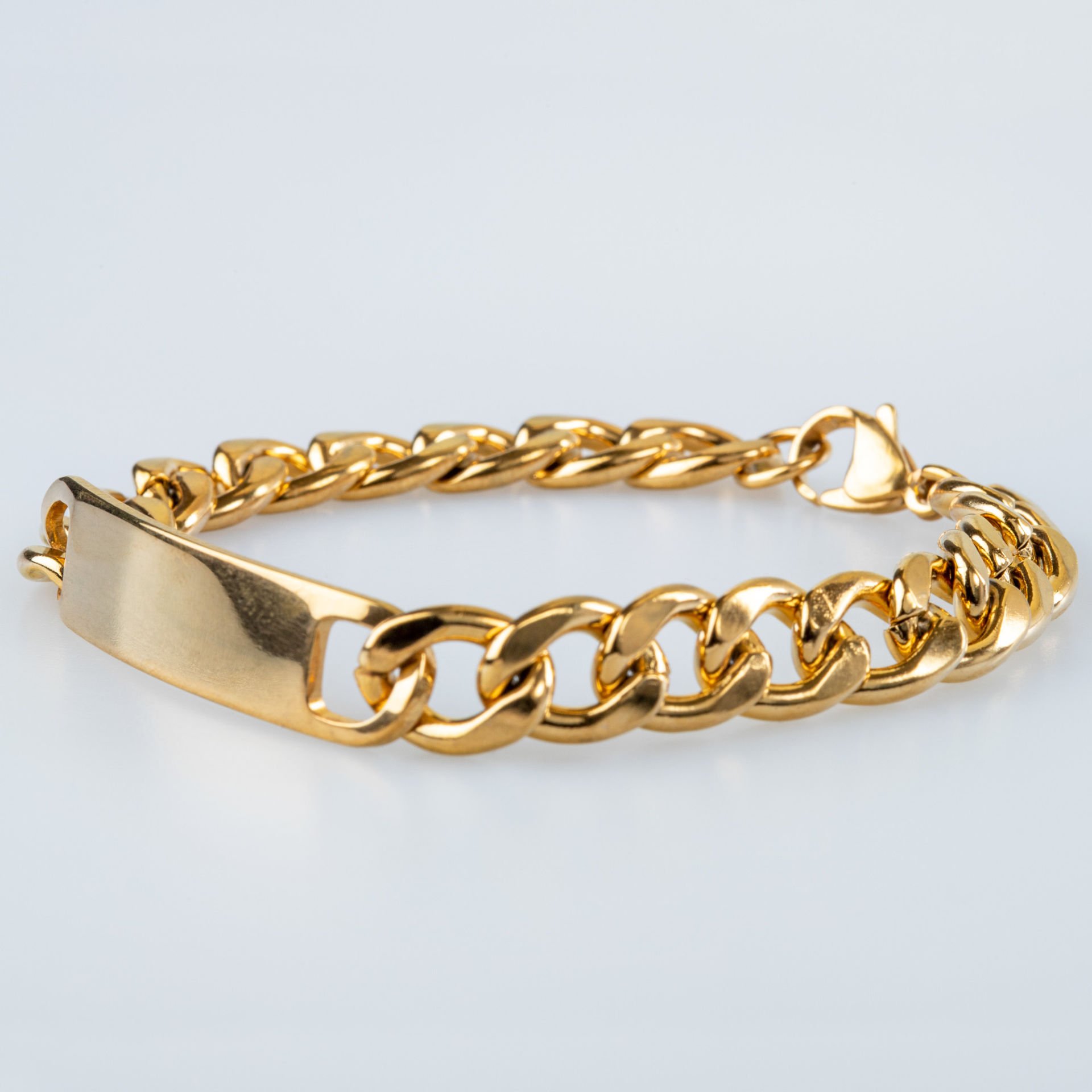 Men's Steel Imprint Bracelet