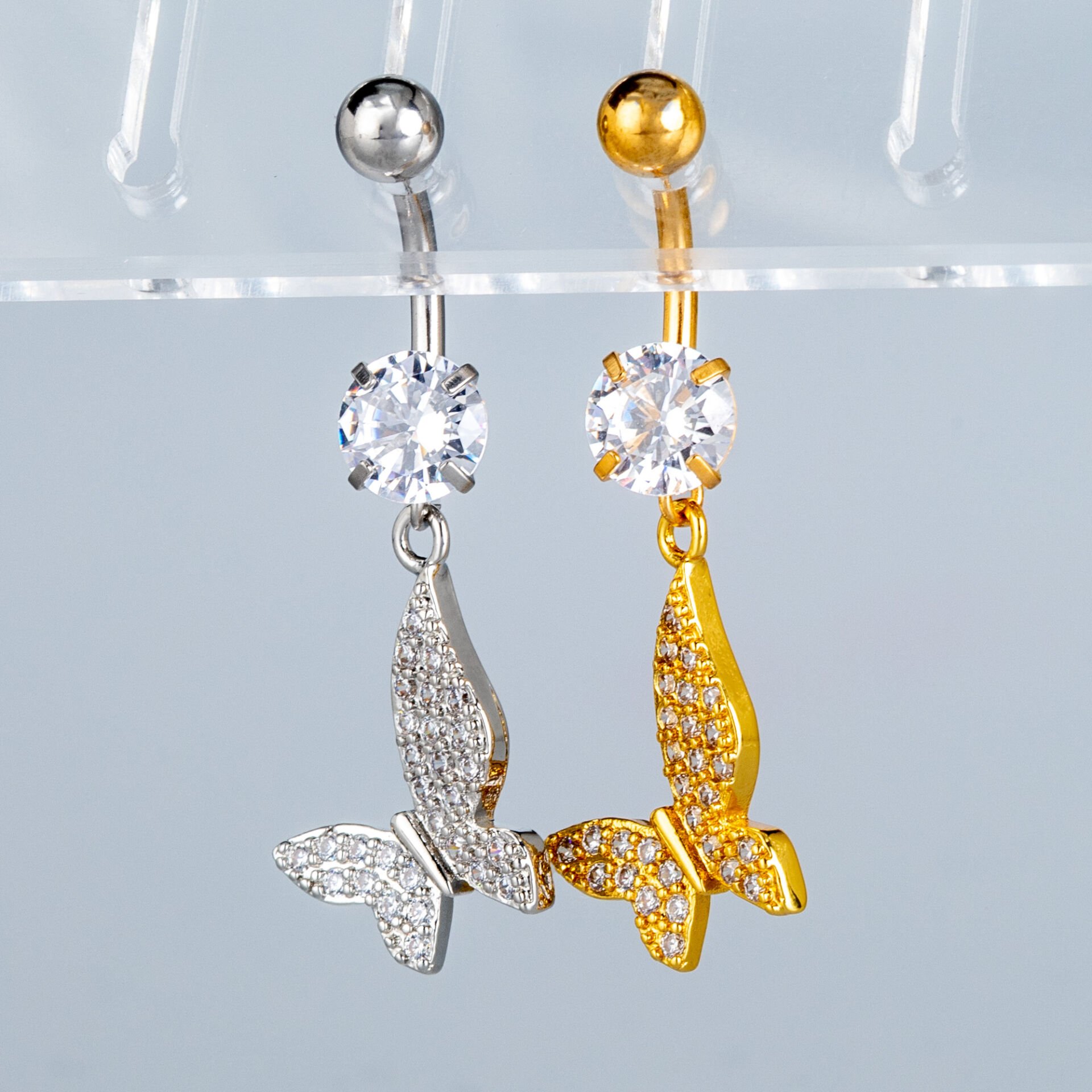 Piercing Göbek Fashion Kelebek