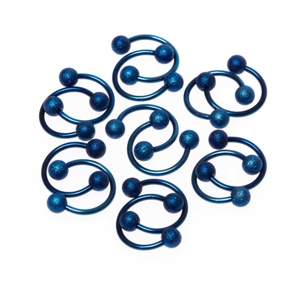 Toptan 316L Çelik Piercing Septum Smiley 4mm Top Boy: 1.2x10x4mm