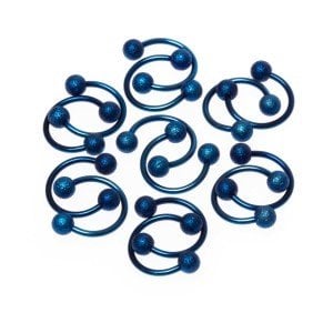 Toptan 316L Çelik Piercing Septum Smiley 4mm Top Boy: 1.2x10x4mm