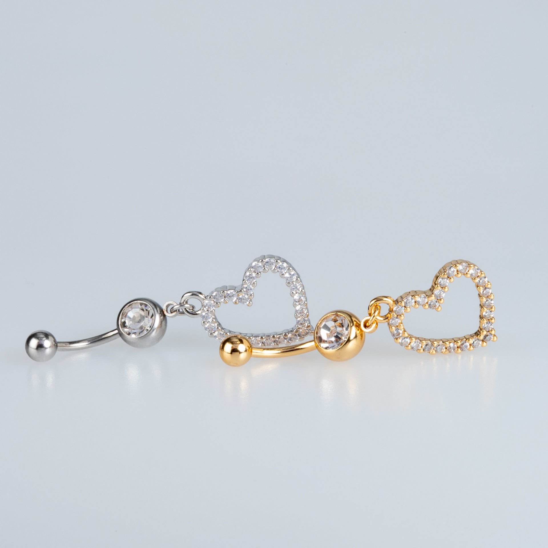 Piercing Göbek Kalp