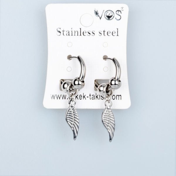 Çelik Küpe Kanat-Çift