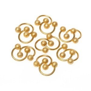 Piercing Septum Smiley 4mm Top