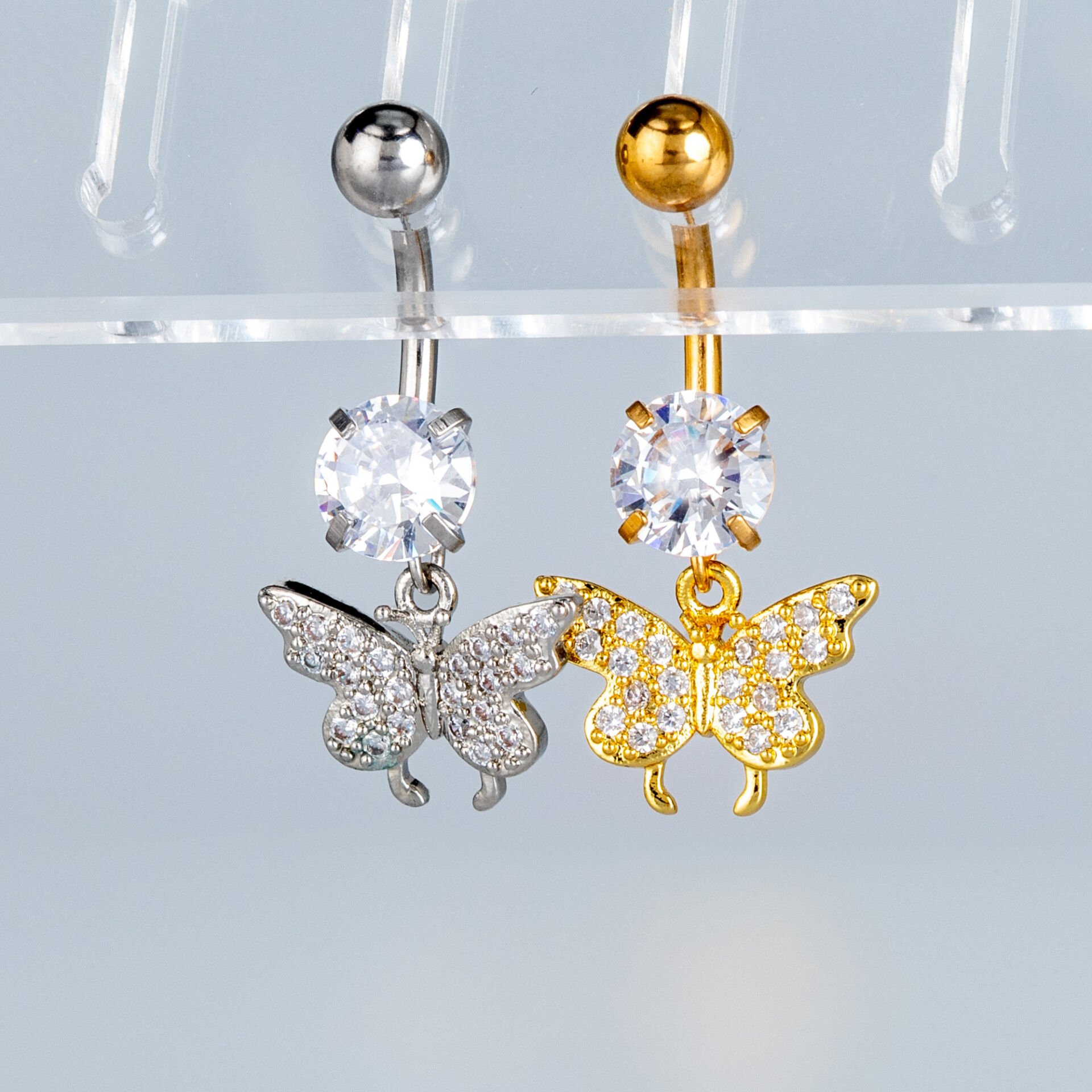Piercing Göbek Fashion Kelebek