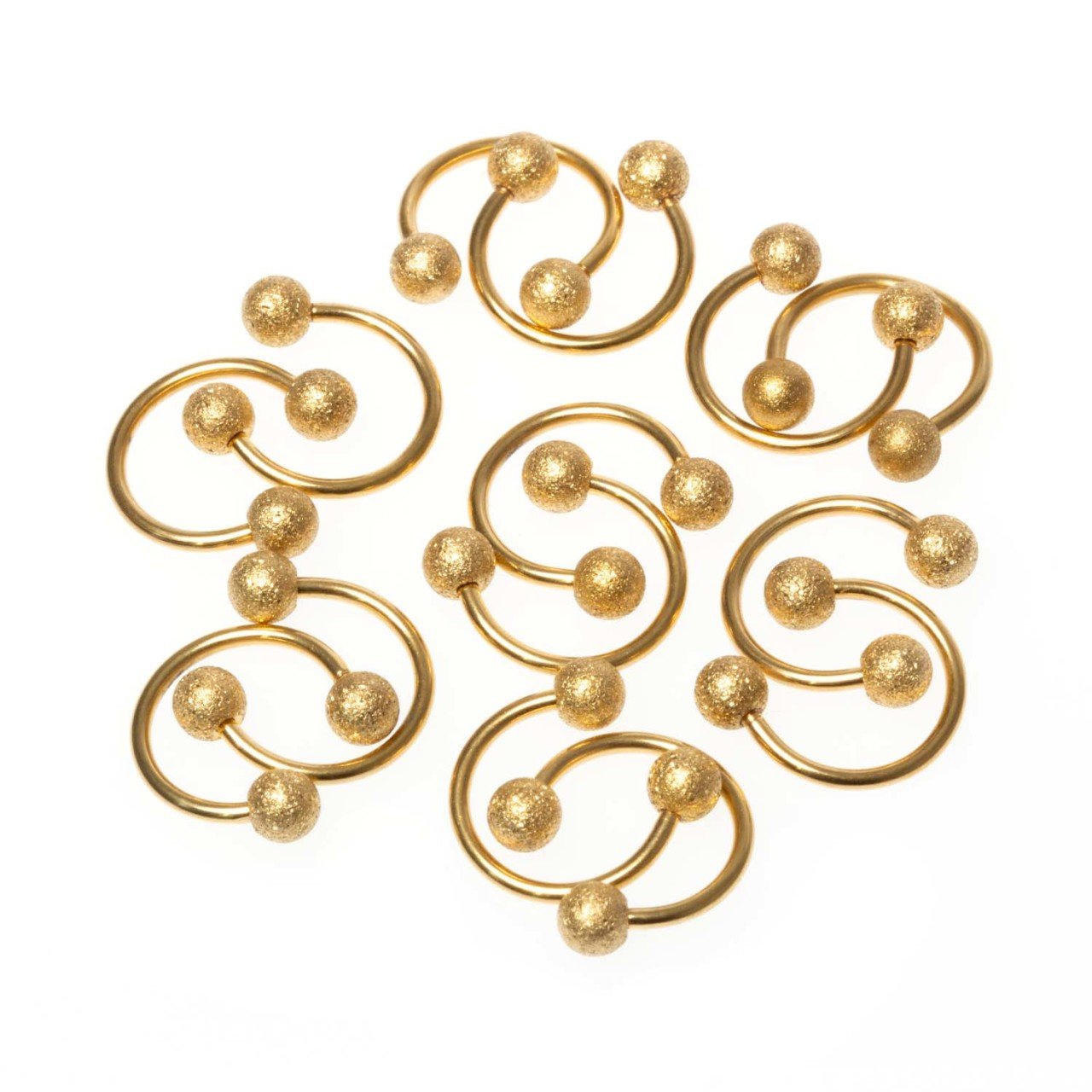 Toptan 316L Çelik Piercing Septum Smiley 4mm Top Boy: 1.2x10x4mm