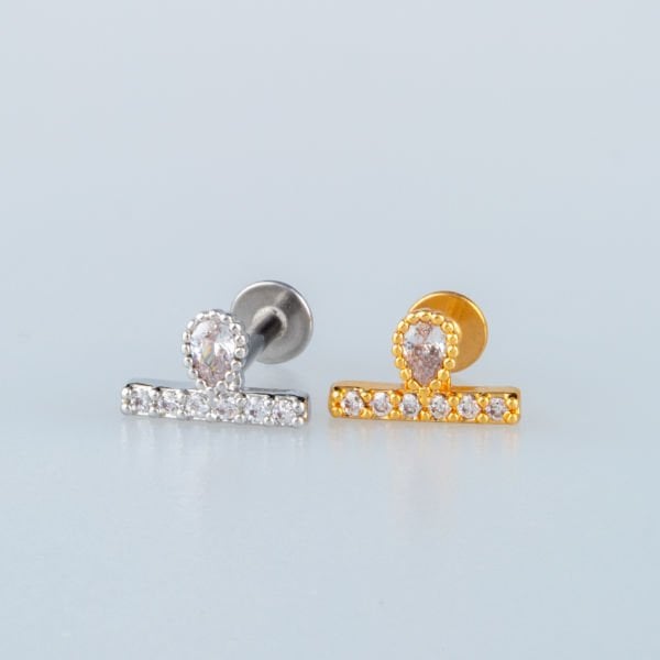 Piercing Tragus Sıra Taş
