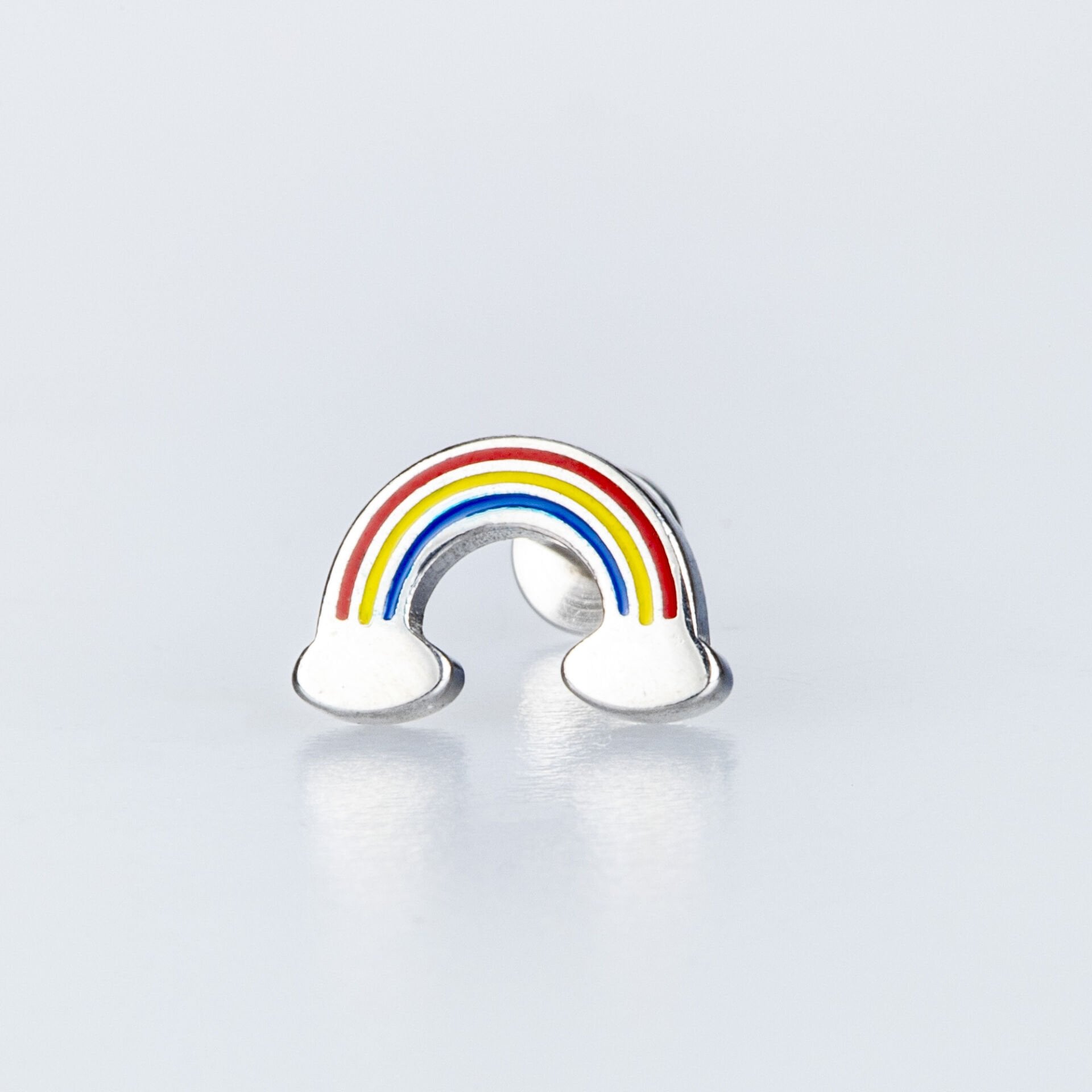 Piercing Çelik Tragus Gökkuşağı