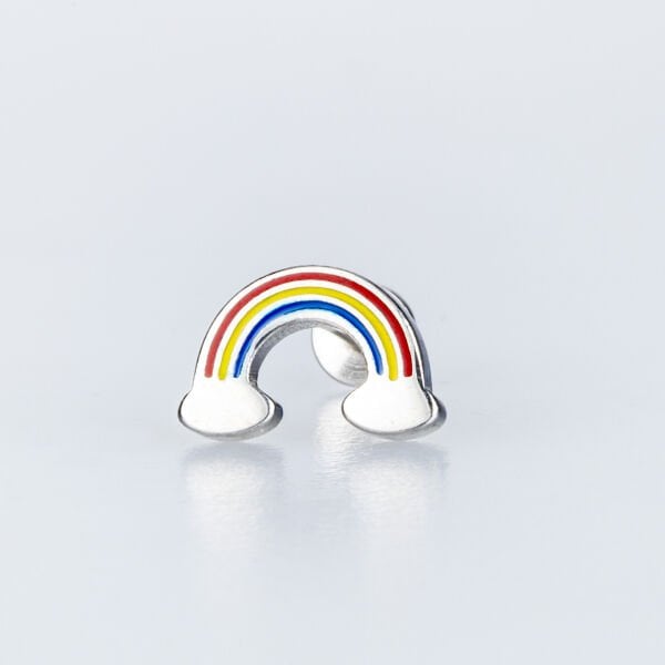 Piercing Çelik Tragus Gökkuşağı