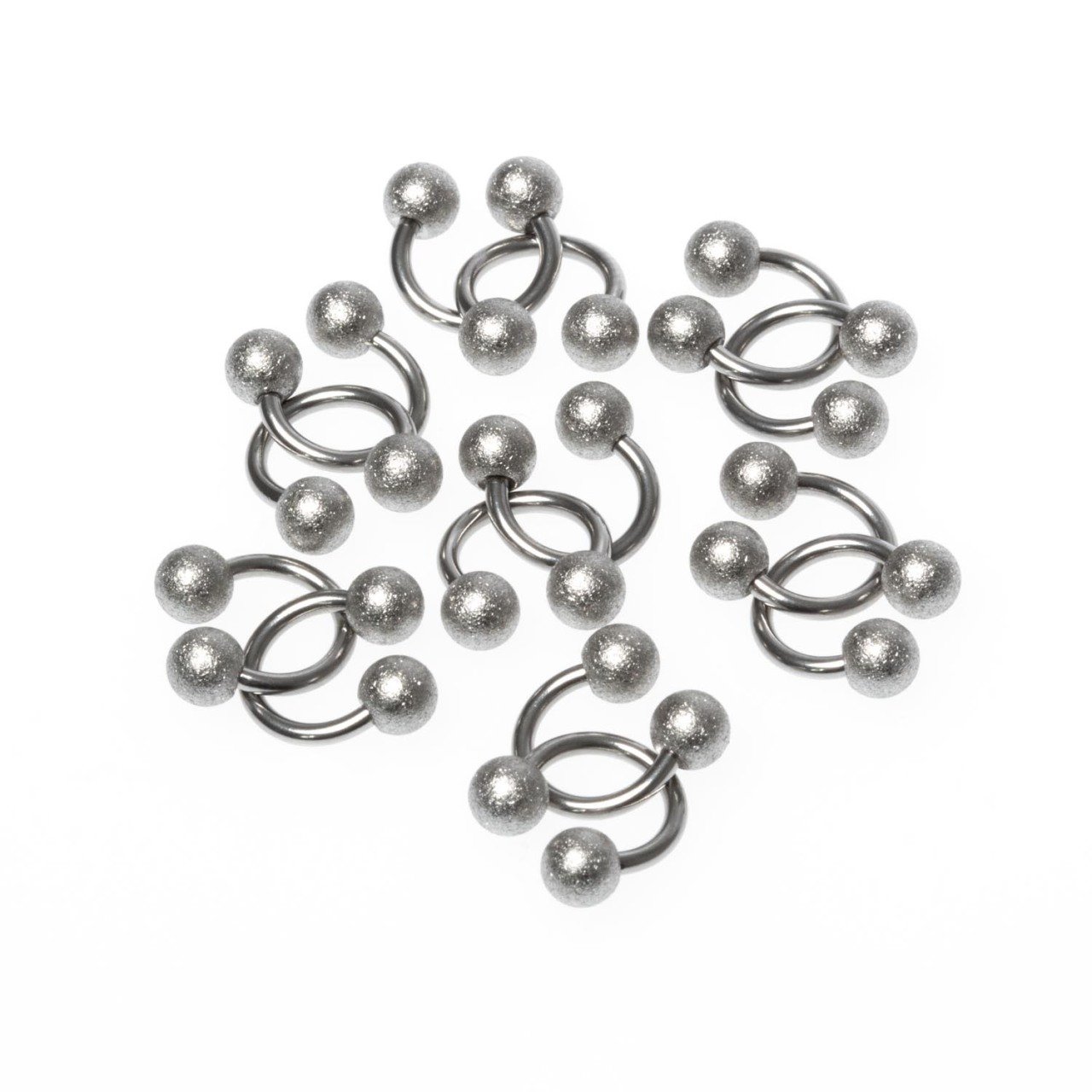 Toptan 316L Çelik Piercing Septum Smiley 4mm Top Boy: 1.2x6x4mm