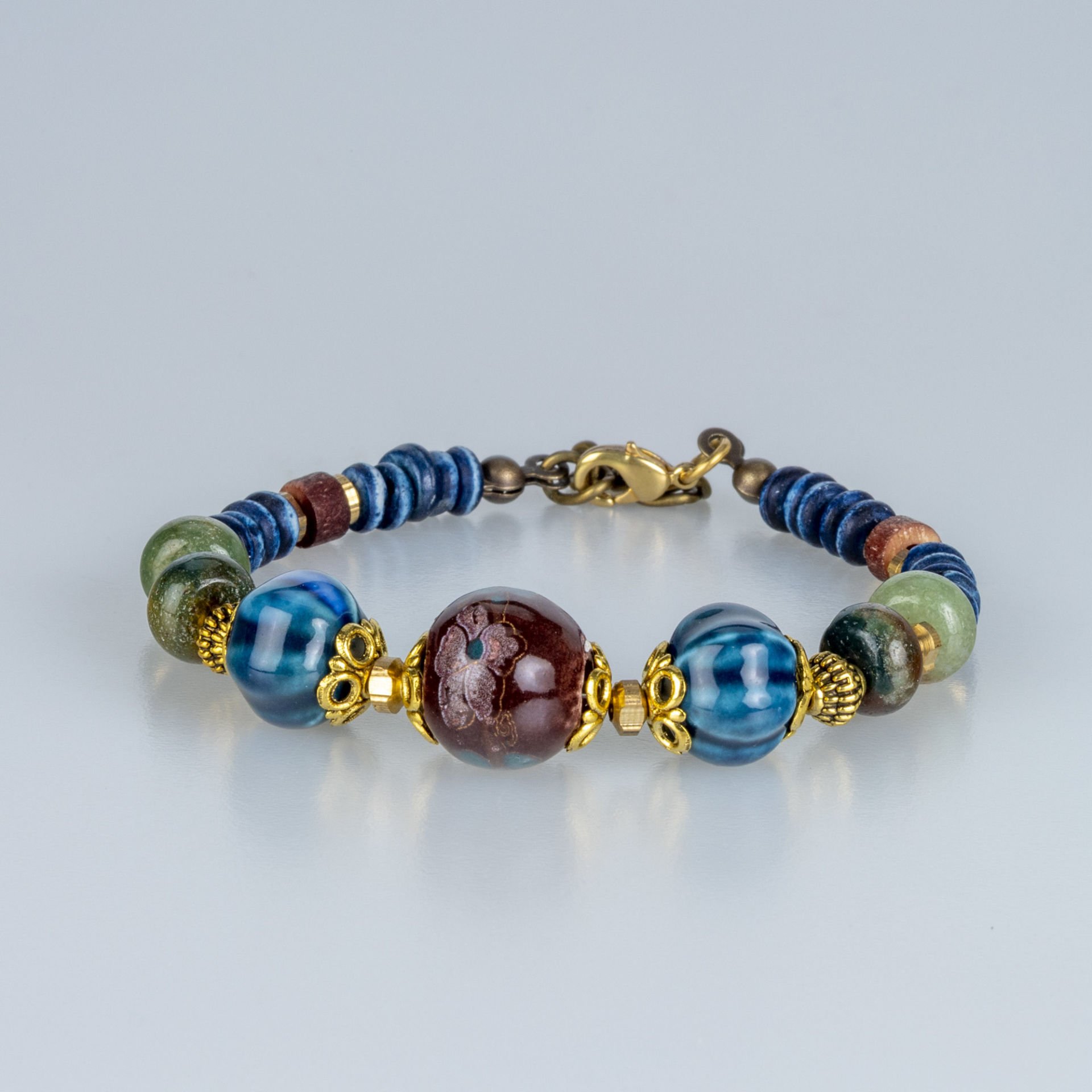Ethnic Natural Stone Bracelet
