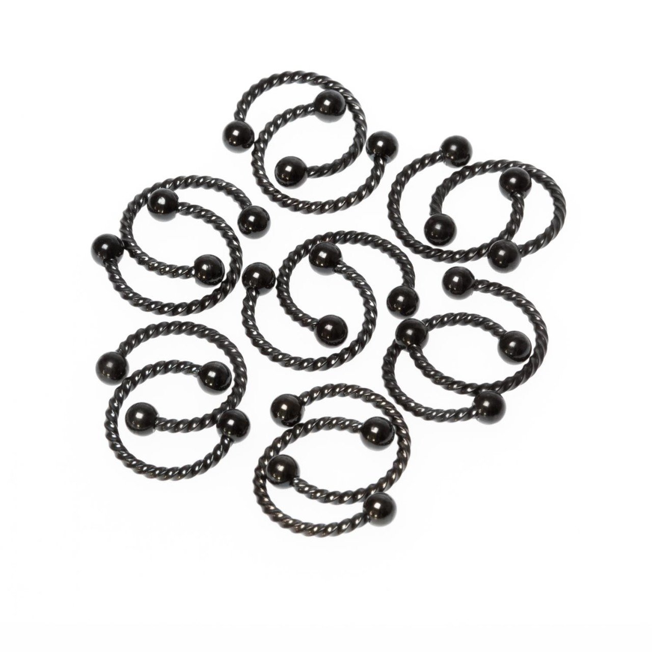 Toptan 316L Çelik Piercing Septum Smiley 3mm Top Boy: 1.2x10x3mm