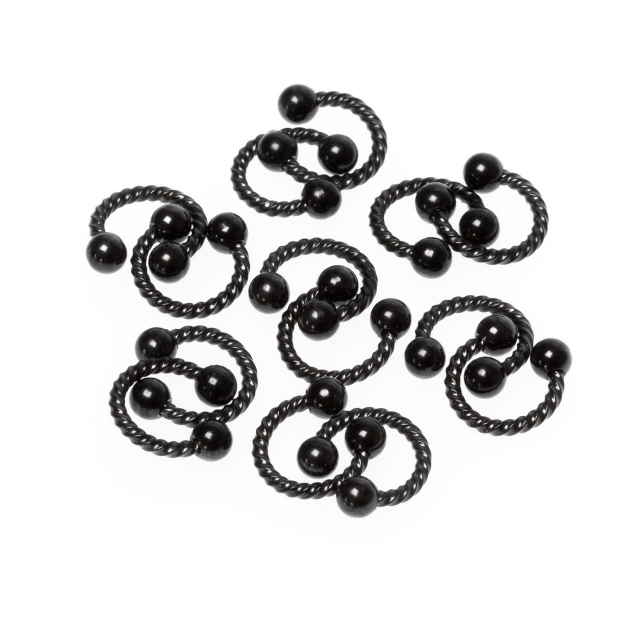 Toptan 316L Çelik Piercing Septum Smiley 3mm Top Boy: 1.2x6x3mm