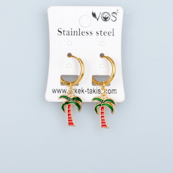 زوج من القرط الفولاذي Palmiye