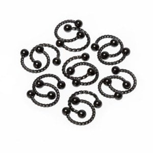 Piercing Septum Smiley 3mm Top Boy: 1.2x8x3mm