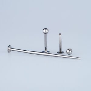 Toptan 316L Çelik Piercing Bar Ekleme Pimi Standart Diş Barlar İçin