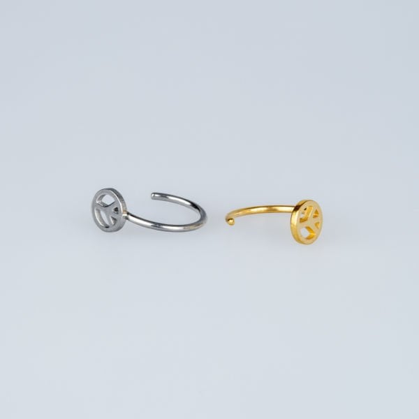 Piercing Hızma Barış Bar 0.8mm