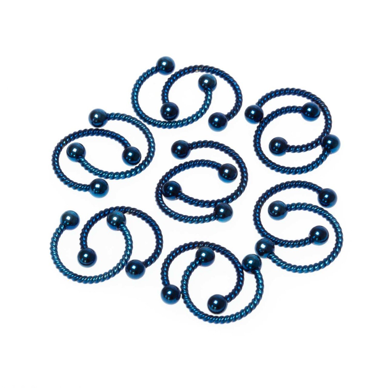 Toptan 316L Çelik Piercing Septum Smiley 3mm Top Boy: 1.2x10x3mm