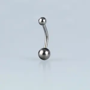 Toptan Titanyum İlk Delim Küçük Toplu Göbek Piercing 1.6mm 10mm Silver