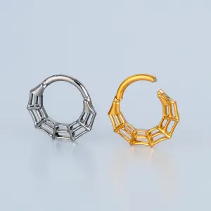 Piercing Titanyum Segment Halka Sarı 8mm