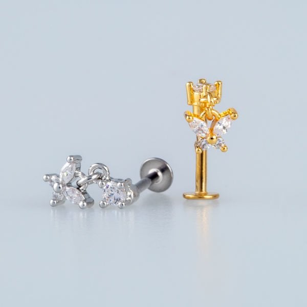Piercing Tragus Kelebek