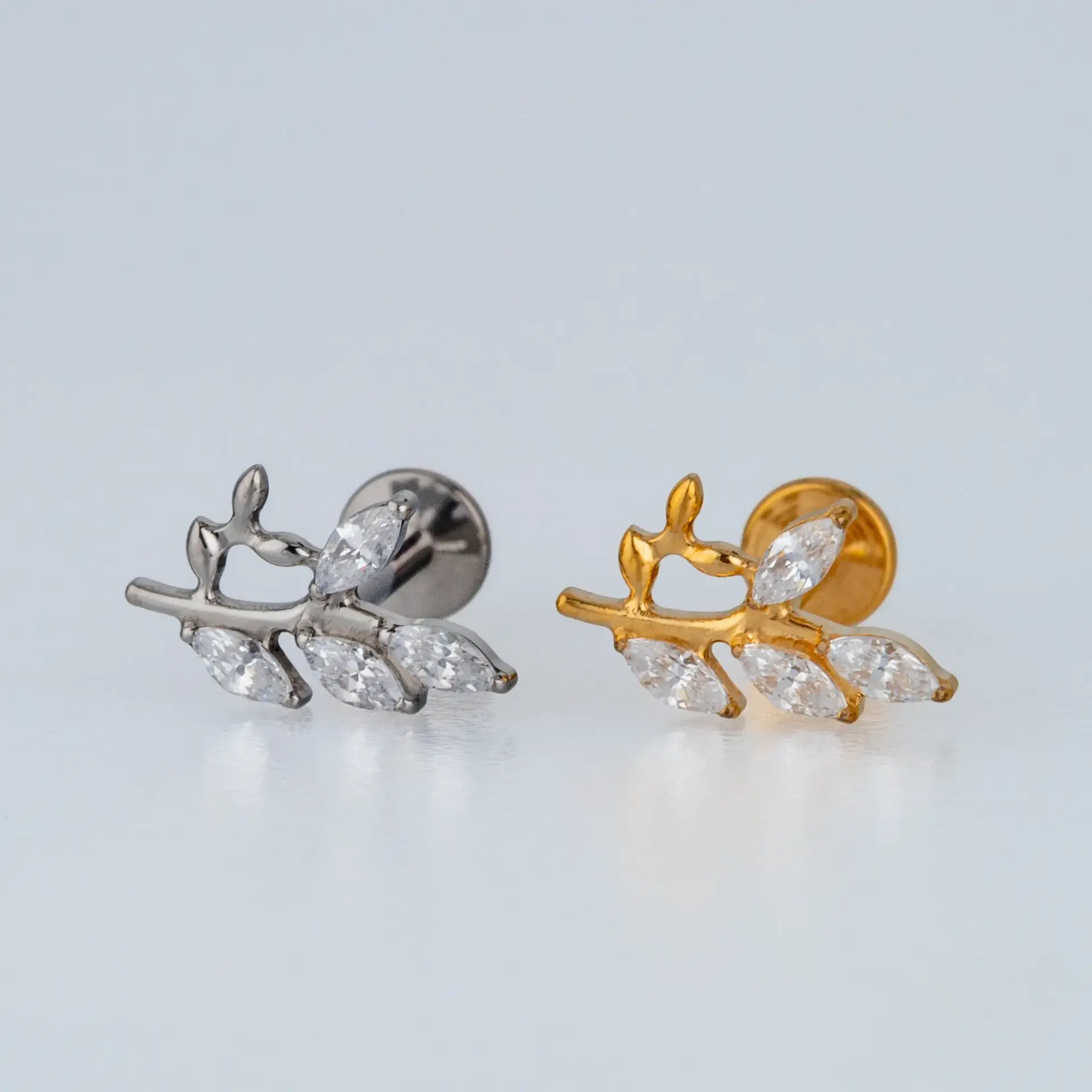 Piercing G23 Titanyum Tragus Dal Sarı 8mm