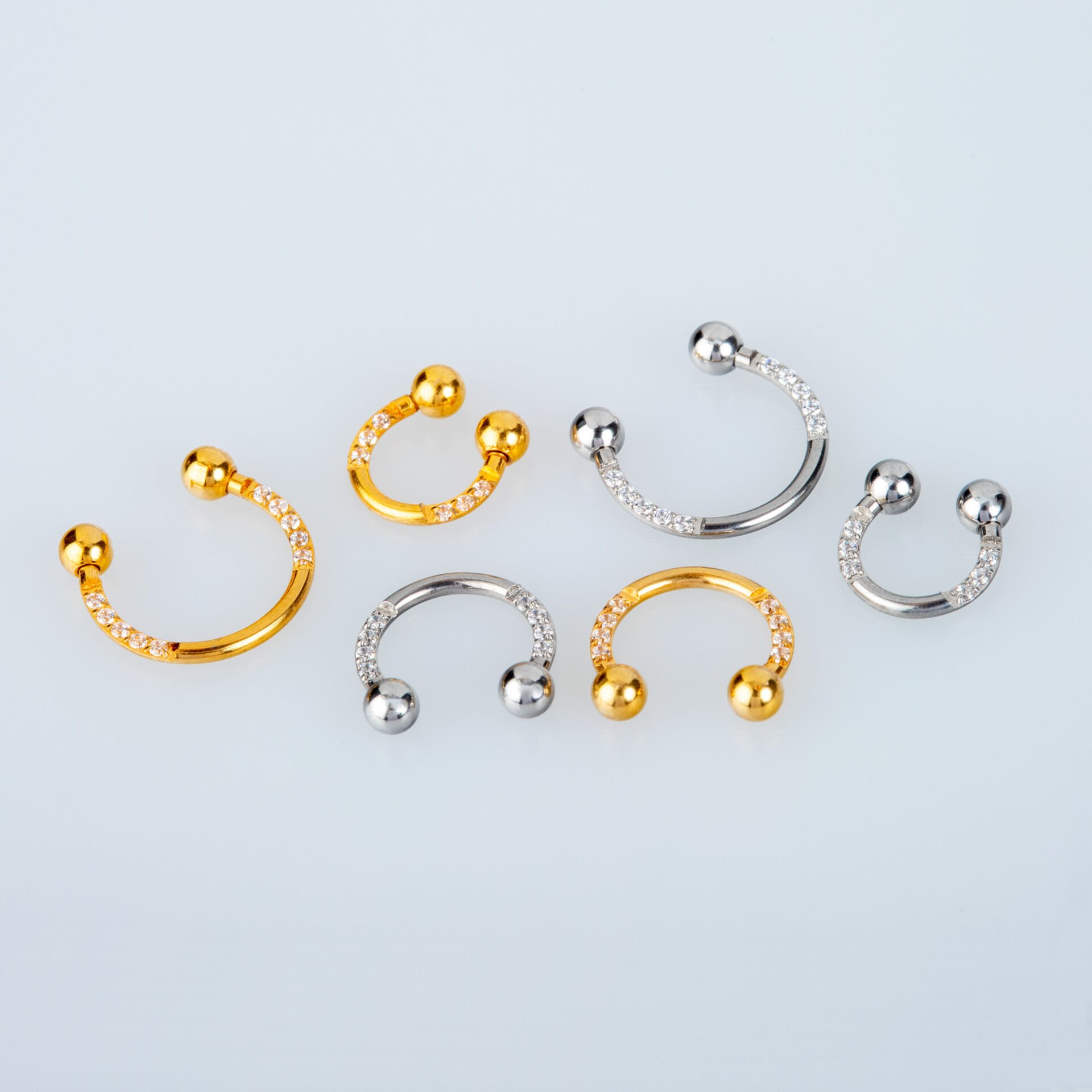 Piercing Septum Stone Bar 3mm Ball