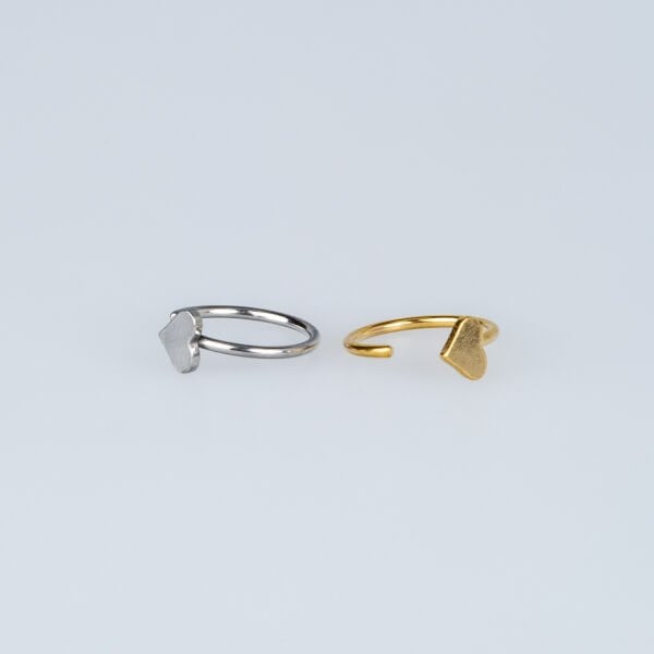 Piercing Hızma Kalp Bar 0.8mm
