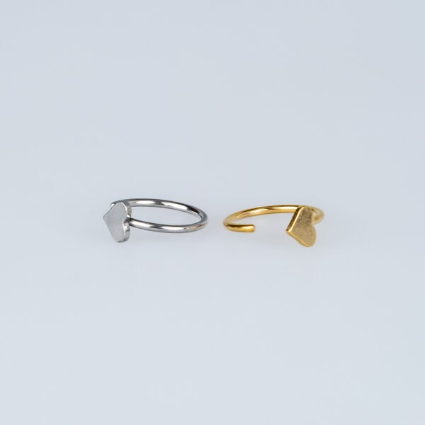 Piercing Hızma Kalp Bar 0.8mm