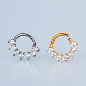 Piercing Titanyum Segment Halka