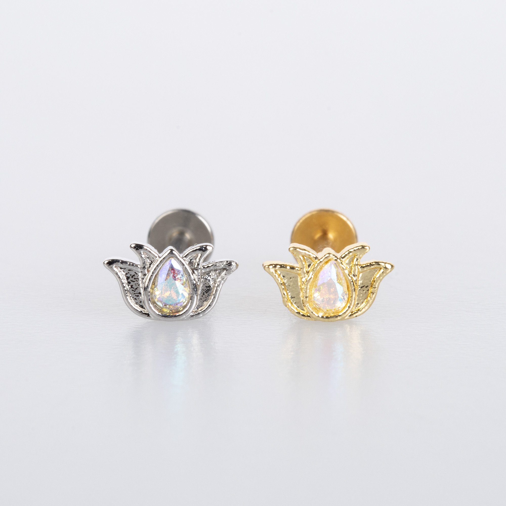 Piercing Tragus Lotus Sarı 8mm