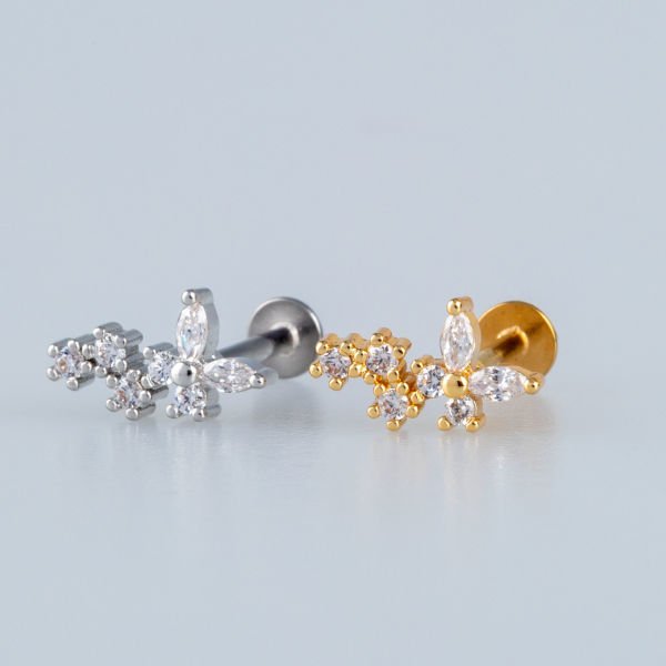Piercing Tragus Kelebek