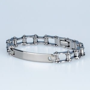 Erkek Çelik Zincir Künye Bileklik