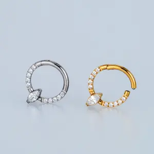 Piercing Titanyum Segment Halka