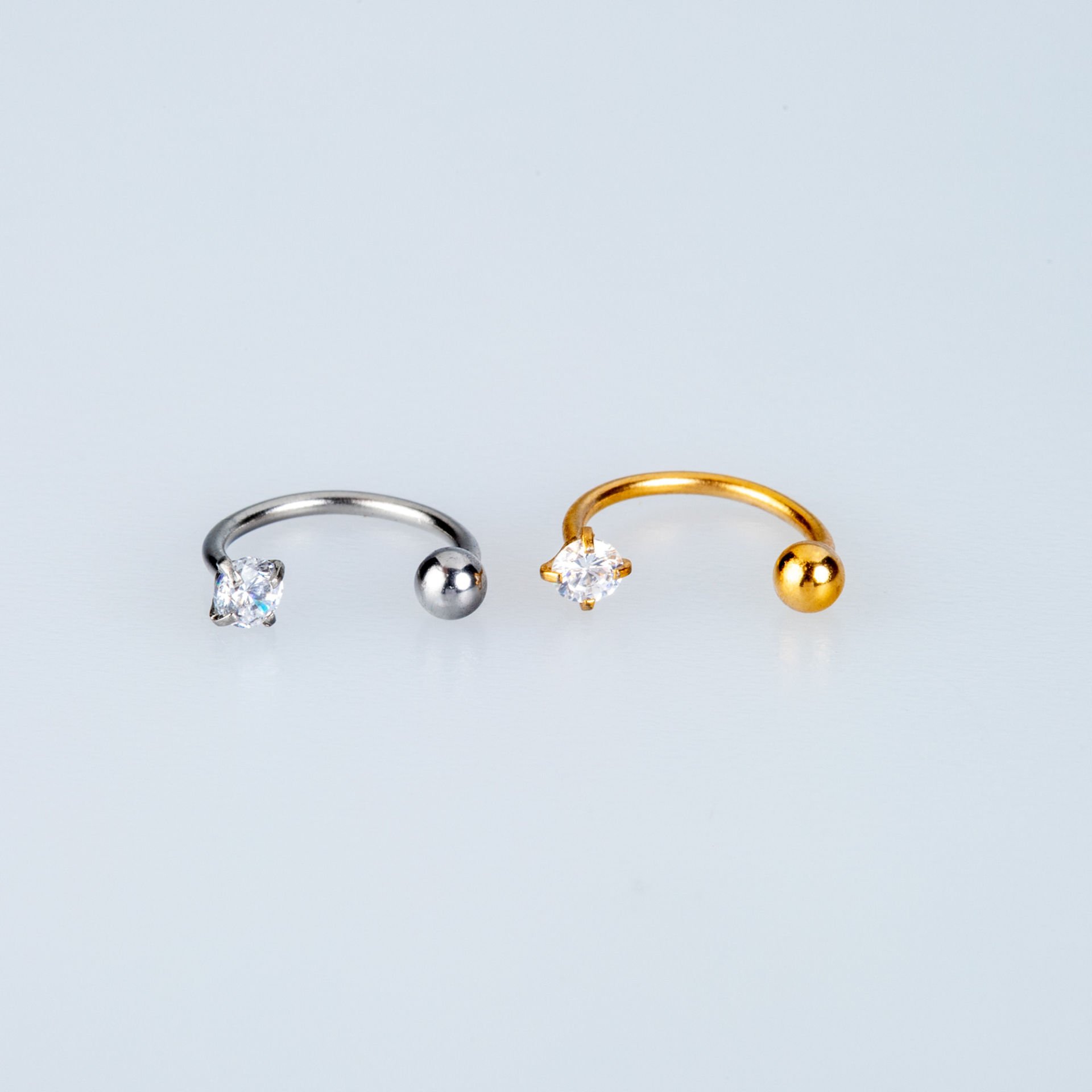 Piercing Hızma Bar 0.8mm Taş 2.5mm