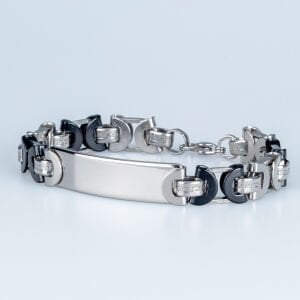 Erkek Çelik Zincir Künye Bileklik