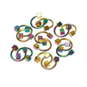 Piercing Septum Smiley zar Boy: 1.2x8x3mm