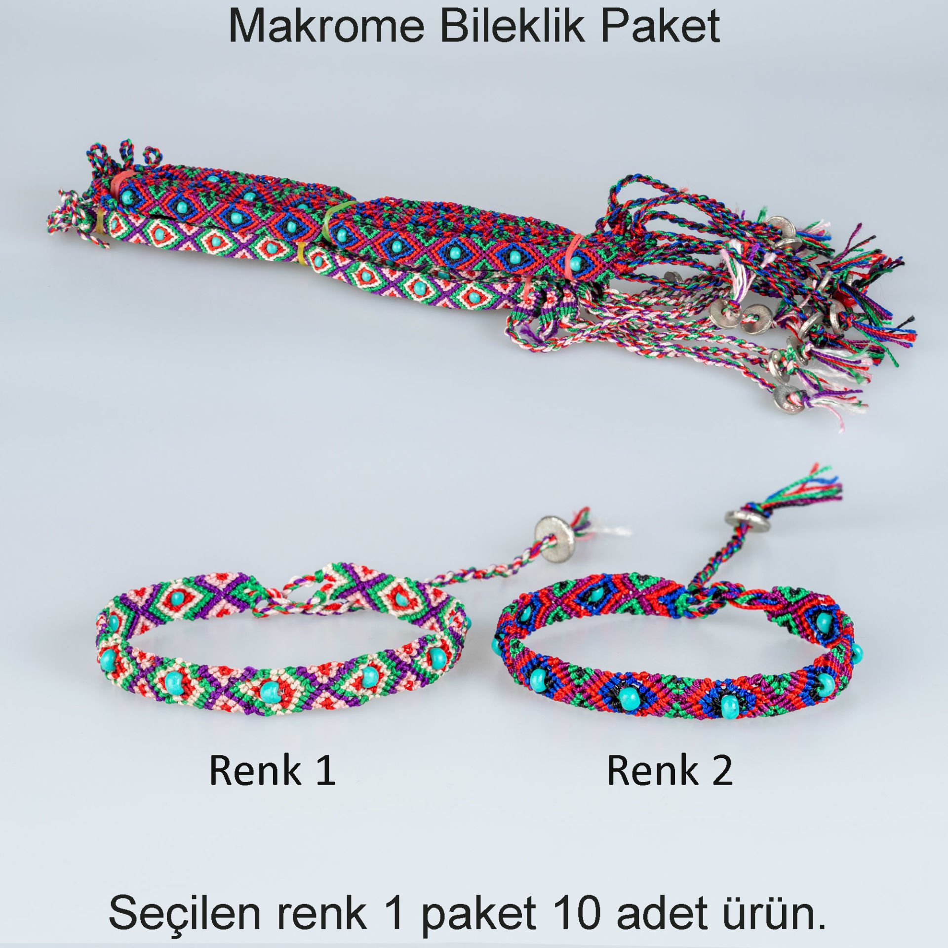 Ethnic Rope Bracelet 1 Pack